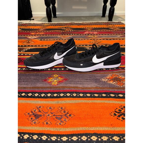 Nike Waffle One - Black/White-Orange - Picture 4 of 7
